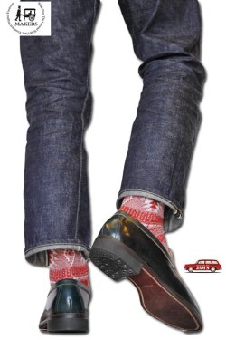 画像10: 「MAKERS」V-TIP LOAFER CORDOVAN メイカーズ Vチップ ローファー コードバン [グリーン]