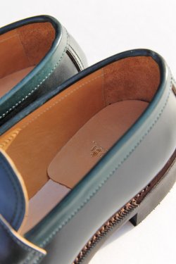 画像5: 「MAKERS」V-TIP LOAFER CORDOVAN メイカーズ Vチップ ローファー コードバン [グリーン]