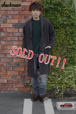 画像9: 「Jackman」Jersey Locker Gown ジャージー ロッカーガウン JM8980 「チャコール」