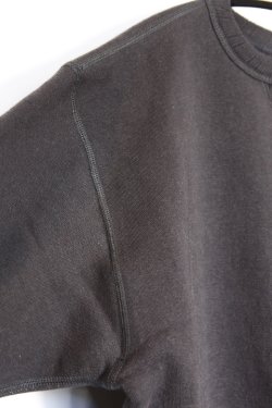 画像4: 「FULLCOUNT」DOUBLE V SET IN SLEEVE MOTHER COTTON SWEAT フルカウント 両Vガゼット クルーネック セットインスリーブスウェット [インクブラック]