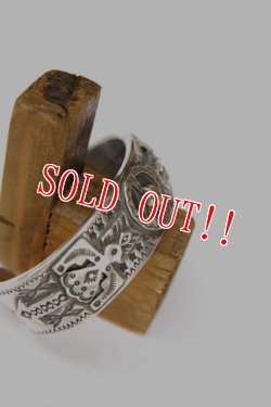 画像3: 「Mt.hill」Peace Cuff マウントヒル ピースカフ バングル [シルバー× K18]