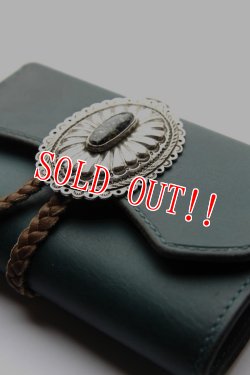 画像2: 「Mt.hill」 マウントヒル ビルフォルド サドルレザー ハーフウォレット  （ディープシー）20200104  [ニューランダーターコイズ]