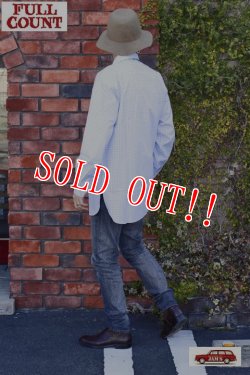 画像9: 「FULLCOUNT」THOMAS MASON SLEEP SHIRT フルカウント トーマスメイソン シャツ [サックスブルー]