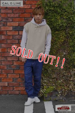 画像9: 「CAL O LINE」SIMPLE VEST キャルオーライン シンプル カットソー ベスト  CL201-038 [ベージュ]