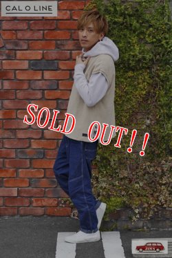 画像7: 「CAL O LINE」SIMPLE VEST キャルオーライン シンプル カットソー ベスト  CL201-038 [ベージュ]