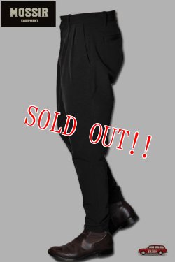 画像4: 「MOSSIR」Irena Slim モシール イレーナ アルパインクロス ツータック スリムパンツ [ブラック]