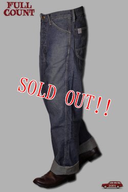 画像2: 「FULLCOUNT」DENIM CARPENTER PANTS HW フルカウント デニム カーペンターパンツ ヴィンテージ加工 [インディゴ]