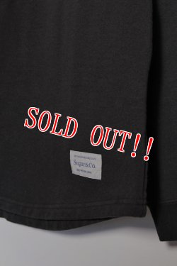 画像3: 「Sugar & Co.」Drop Sweat シュガーアンドカンパニー ドロップスウェット [ブラック]