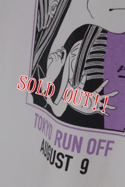 画像4: 「CAL O LINE」RUN OFF L/S T-SHIRTS キャルオーライン 浮世絵 長袖Tシャツ  CL201-092 [ホワイト]