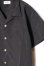 画像4: 「MOSSIR」John S/S Open Collar Shirt モシール ジョン サプレックスナイロン 半袖オープンカラーシャツ [ブラック]