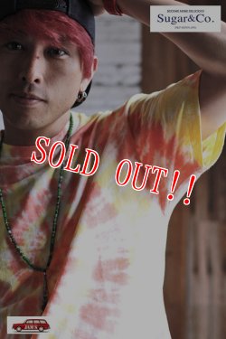 画像9: 「Sugar & Co.」Drop TIE-DYE S/S Tee シュガーアンドカンパニー ドロップ タイダイ染め 半袖Tシャツ [ピンクレモネード]