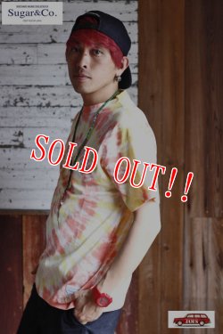 画像7: 「Sugar & Co.」Drop TIE-DYE S/S Tee シュガーアンドカンパニー ドロップ タイダイ染め 半袖Tシャツ [ピンクレモネード]