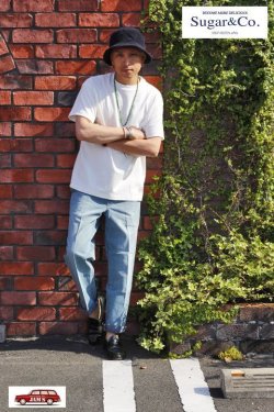 画像9: [限定アイテム]「Sugar & Co.」Daddys Pants uesd type シュガーアンドカンパニー ダディーズ パンツ ウォッシュ加工 [フェイド グリーン]