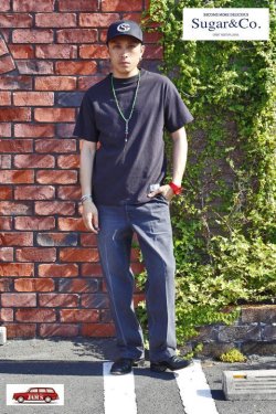 画像9: [限定アイテム]「Sugar & Co.」Daddys Pants uesd type シュガーアンドカンパニー ダディーズ パンツ ウォッシュ加工 [フェイド ブラック]