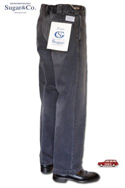 画像3: [限定アイテム]「Sugar & Co.」Daddys Pants uesd type シュガーアンドカンパニー ダディーズ パンツ ウォッシュ加工 [フェイド ブラック]