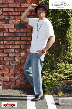 画像6: [限定アイテム]「Sugar & Co.」Daddys Pants uesd type シュガーアンドカンパニー ダディーズ パンツ ウォッシュ加工 [フェイド グリーン]