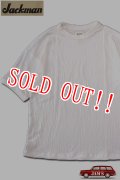 「Jackman」 Himo-T shirts ヒモ付き ワイドシルエット Tシャツ JM5057 「ホワイト」
