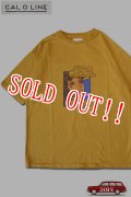 「CAL O LINE」AUGUSTA T-SHIRTS キャルオーライン オーガスタ 半袖Tシャツ  CL201-087 [マスタード]