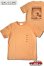 画像1: 「CAL O LINE」AMERICA WAVE T-SHIRTS キャルオーライン アメリカウェーブ 半袖Tシャツ  CL201-081 [ラセット] (1)