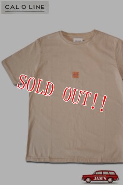 画像1: 「CAL O LINE」TICKET T-SHIRTS キャルオーライン チケット 半袖Tシャツ  CL201-081 [ベージュ]