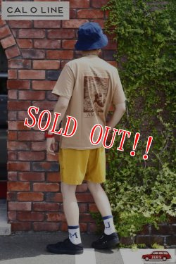 画像9: 「CAL O LINE」AMERICA WAVE T-SHIRTS キャルオーライン アメリカウェーブ 半袖Tシャツ  CL201-081 [ラセット]