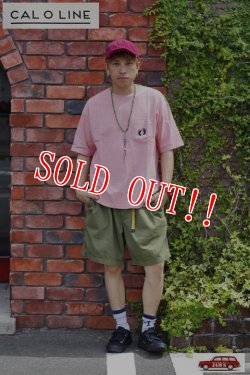 画像7: 「CAL O LINE」×「HANG TEN」ICON PRINT T-SHIRTS キャルオーライン ハンテン ダブルネーム アイコンプリント半袖Tシャツ  CHW-011 [オールドピンク]