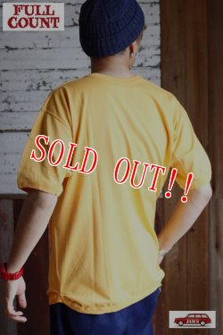 画像8: [限定アイテム]「FULLCOUNT」GOOD TIME Flat Seam Heavy Weight Tee フルカウント グッドタイム ヘビーウエイト Tee  [キャロット]