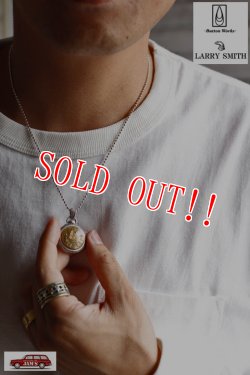 画像9: 「Button Works」×「Larry Smith」Vintage Button Necklace ボタンワークス × ラリースミス ヴィンテージボタン 懐中時計 シルバーネックレス [CONES BOSS]