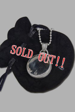 画像2: 「Button Works」×「Larry Smith」Vintage Button Necklace ボタンワークス × ラリースミス ヴィンテージボタン 懐中時計 シルバーネックレス [CONES BOSS]