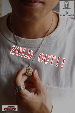 画像9: 「Button Works」×「Larry Smith」Vintage Button Necklace ボタンワークス × ラリースミス ヴィンテージボタン 懐中時計 シルバーネックレス [FINCK DETROIT SPECIAL]