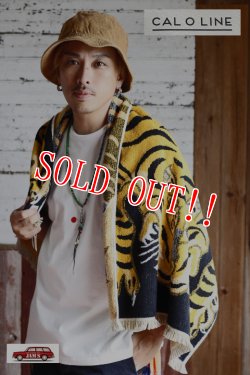 画像6: 「CAL O LINE」 TIBETAN TIGER BLANKET TOWEL キャルオーライン チベタン タイガー ブランケット 今治タオル CL020 [イエローブラック]