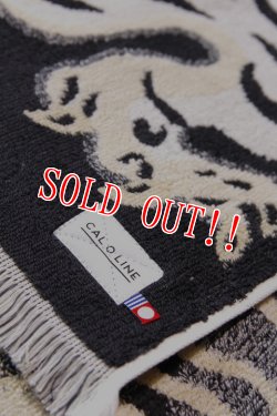 画像4: 「CAL O LINE」 TIBETAN TIGER BLANKET TOWEL キャルオーライン チベタン タイガー ブランケット 今治タオル CL020 [ホワイトブラック]