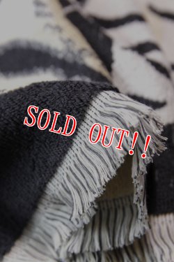 画像5: 「CAL O LINE」 TIBETAN TIGER BLANKET TOWEL キャルオーライン チベタン タイガー ブランケット 今治タオル CL020 [ホワイトブラック]