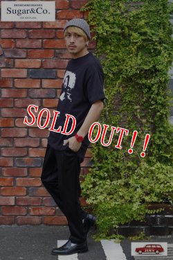 画像11: [JAMS 9周年記念]「Sugar & Co.」×「JAMS」×「Phillip66」 S/S Tee Monap Jinson シュガーアンドカンパニー トリプルコラボ プリント半袖Tシャツ [ブラック]