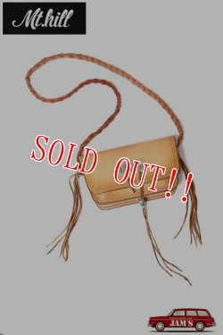 画像1: 「Mt.hill」Trail Bag マウントヒル トレイルレザーバッグ [タン]