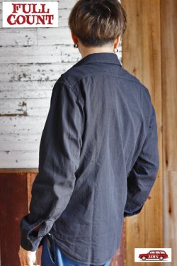 画像11: 「FULLCOUNT」BASIC CHAMBRAY SHIRT フルカウント ベーシック シャンブレーシャツ [ブラック]