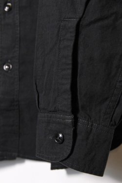 画像6: 「FULLCOUNT」BASIC CHAMBRAY SHIRT フルカウント ベーシック シャンブレーシャツ [ブラック]