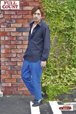 画像13: 「FULLCOUNT」BASIC CHAMBRAY SHIRT フルカウント ベーシック シャンブレーシャツ [ブラック]