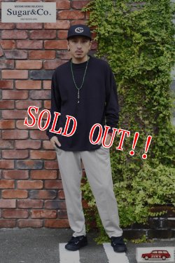 画像6: 「Sugar & Co.」Drop L/S Tee シュガーアンドカンパニー ドロップ 長袖Tシャツ [ブラック]