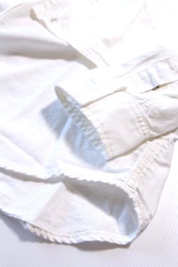 画像5: 「CAL O LINE」 STAND COLLAR PAINTER SHIRT キャルオーライン スタンドカラー シャンブレー ペインターシャツ CL202-032 [ホワイト]