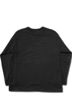 画像5: 「Jackman」Himo Long Sleeve T-Shirt ジャックマン ヒモ ロンTee JM5079 [ブラック]