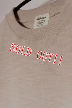 画像2: 「Jackman」 GG Sweat Crewneck ジージースウェット クルーネック 度詰コットン JM7872 [ダスティーベージュ]
