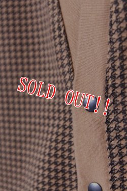 画像3: 「CAL O LINE」HOUNDS TOOTH HAORI CARDIGAN キャルオーライン ハウンド トゥス 羽織り カーディガン CL202-044 [ベージュ]