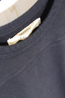 画像7: 「CAL O LINE」ORGANIC COTTON CREW SWEAT FOOTBALL キャルオーライン オーガニックコットン クルーネックスウェット フットボール CL202-003 [ブラック]