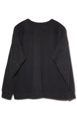 画像5: 「CAL O LINE」ORGANIC COTTON CREW SWEAT FOOTBALL キャルオーライン オーガニックコットン クルーネックスウェット フットボール CL202-003 [ブラック]