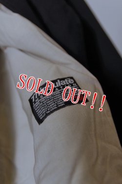 画像4: 「CAL O LINE」BLACKNESS LINE COACH JACKET キャルオーライン コーチジャケット シンサレート CL202-102 [ブラック]