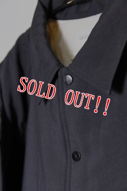 画像2: 「CAL O LINE」BLACKNESS LINE COACH JACKET キャルオーライン コーチジャケット シンサレート CL202-102 [ブラック]