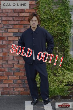 画像14: 「CAL O LINE」BLACKNESS LINE COACH JACKET キャルオーライン コーチジャケット シンサレート CL202-102 [ブラック]