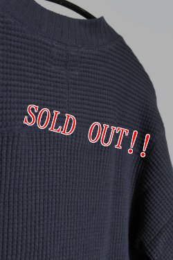 画像5: 「Jackman」 Waffle Mid-Neck ジャックマン ワッフル ミッドネック JM7653　「ダークネイビー」