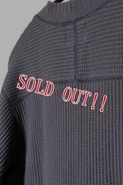 画像6: 「Jackman」 Waffle Mid-Neck ジャックマン ワッフル ミッドネック JM7653　「スタンドグレー」